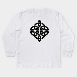 Celtic Triquetra Kids Long Sleeve T-Shirt